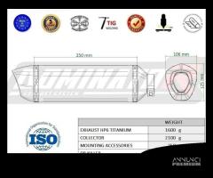 SCARICO COMPLETO HP6 TITANIO SUZUKI V-STROM 800 DE