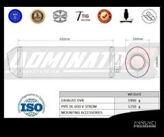 SCARICO COMPLETO OVR TITANIO SUZUKI DL 650 V STROM