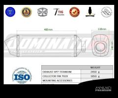 SCARICO COMPLETO HP7 TITANIO BENELLI TRK 702 / X