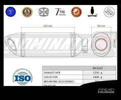 SCARICO COMPLETO HP8 TITANIO BLACK YAMAHA MT-07/ T - 9