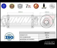 SCARICO TERMINALE GP1 BMW R1200R