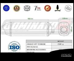 SCARICO TERMINALE HP7 TITANIO OMOLOGATO BMW R1250G