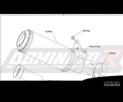 SCARICO TERMINALE GP TITANIO YAMAHA YZF R1 1000 - 5