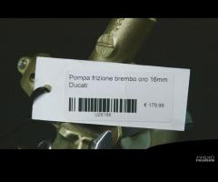 Pompa frizione Brembo oro 16mm Ducati - 7