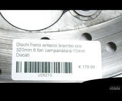 Dischi freno ant. Brembo 320mm 6 fori ducati - 10