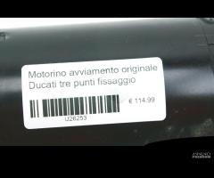 Motorino avviamento Ducati tre punti fissaggio - 6