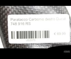 Paratacco Carbonio destro Ducati 748 916 RS