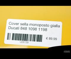 Cover sella monoposto gialla Ducati 848 1098 1198 - 6