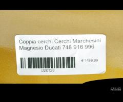 Cerchi Marchesini Magnesio Ducati  748 916 996 - 12