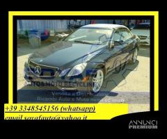 ricambi MERCEDES CLASSE E 4SERIE CABRIO W212 '09-' - 2