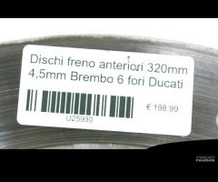 Dischi freno 320mm 4,5mm Brembo 6 fori Ducati - 9