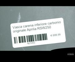 Vasca carena inferiore carbonio originale Aprilia - 8