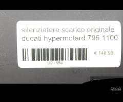 Silenziatore scarico ducati hypermotard 796 1100 - 12