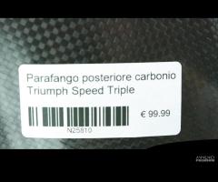 Parafango posteriore carbonio Triumph Speed Triple - 7