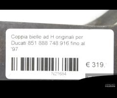 Coppia bielle ad H originali per Ducati 851 888 74