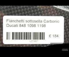 Fianchetti sottosella carbonio Ducati 848 1098 119 - 8