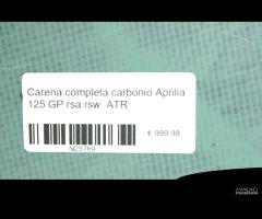 Carena completa carbonio Aprilia 125GP rsa rsw ATR - 8