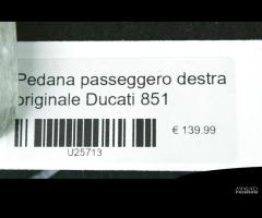 Pedana passeggero destra originale Ducati 851 - 7