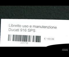 Libretto uso e manutenzione Ducati 916 SPS