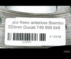 Disco freno anteriore Brembo 320mm Ducati 749 999 - 9