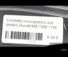 Condotto convogliatore aria sinistro Ducati 848