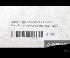 Parafango posteriore carbonio Ducati Performance - 5