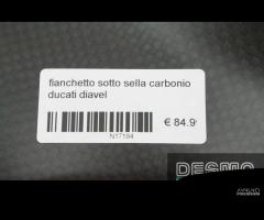 Fianchetto sotto sella carbonio Ducati Diavel