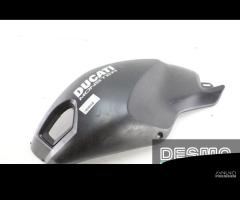 Cover serbatoio nera grezza sinistra Ducati - 1