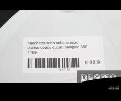 Fianchetto sotto sella sinistro bianco opaco ducat - 5