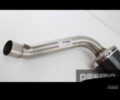 Scarico silenziatore sinistro carbonio Ducati 748