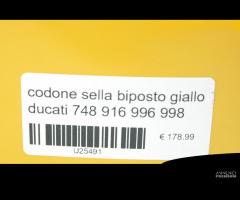 Codone sella biposto giallo Ducati 748 916 996 998 - 9