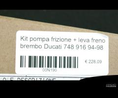 Kit pompa frizione + leva freno Brembo Ducati 748 - 11