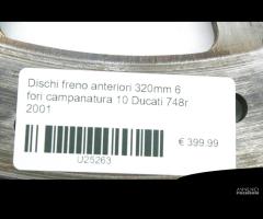 Dischi freno anteriori 320mm 6 fori campanatura 10 - 10