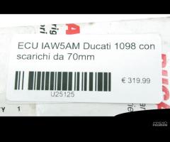 ECU IAW5AM Ducati 1098 con scarichi da 70mm - 6