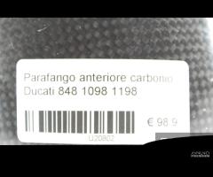 Parafango anteriore carbonio Ducati 848 1098 1198 - 8