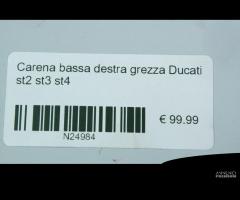 Carena bassa destra grezza Ducati st2 st3 st4