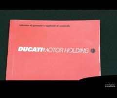 Libretto di garanzia e tagliandi Ducati 2002