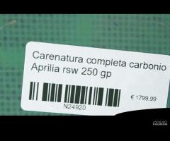 Carenatura completa carbonio Aprilia RSW 250 GP - 7