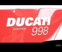 Carena laterale superiore destra rossa Ducati 998