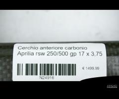 Cerchio anteriore Aprilia RSW 250/500 GP 17 x 3,75 - 7