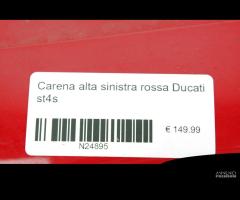 Carena alta sinistra rossa Ducati st4s