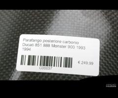 Parafango posteriore Ducati 851 888 Monster 900