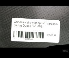 Codone sella monoposto carbonio Ducati 851 888 - 6