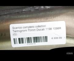 Scarico completo collettori Ducati 1198 1098R - 12