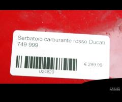 Serbatoio carburante rosso Ducati 749 999 - 12