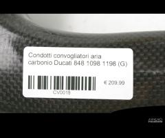 Condotti aria carbonio Ducati 848 1098 1198 - 7