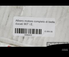 Albero motore completo bielle ducati paso 907 906 - 6