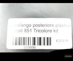 Parafango posteriore ducati 851 tricolore kit - 5