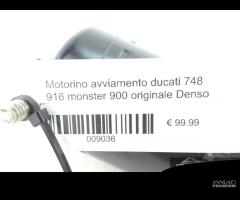 Motorino avviamento ducati monster 748 996 - 4