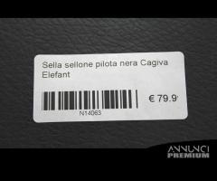 Sella sellone pilota nera Cagiva Elefant - 5